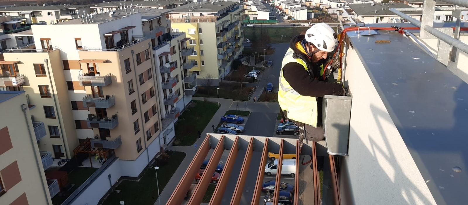 Výškové prce David Horvth - Kontrola, oeten a ntry klempskch prvk